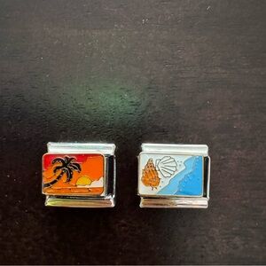 Beach Vacation Italian Charm Bundle